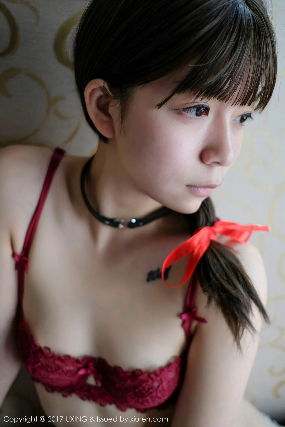 Xrmnw.Com[UXING优星馆]Vol.051_新人妹子猫性少女AIO居家大尺度脱内裤SM情趣锁链诱惑写真43P