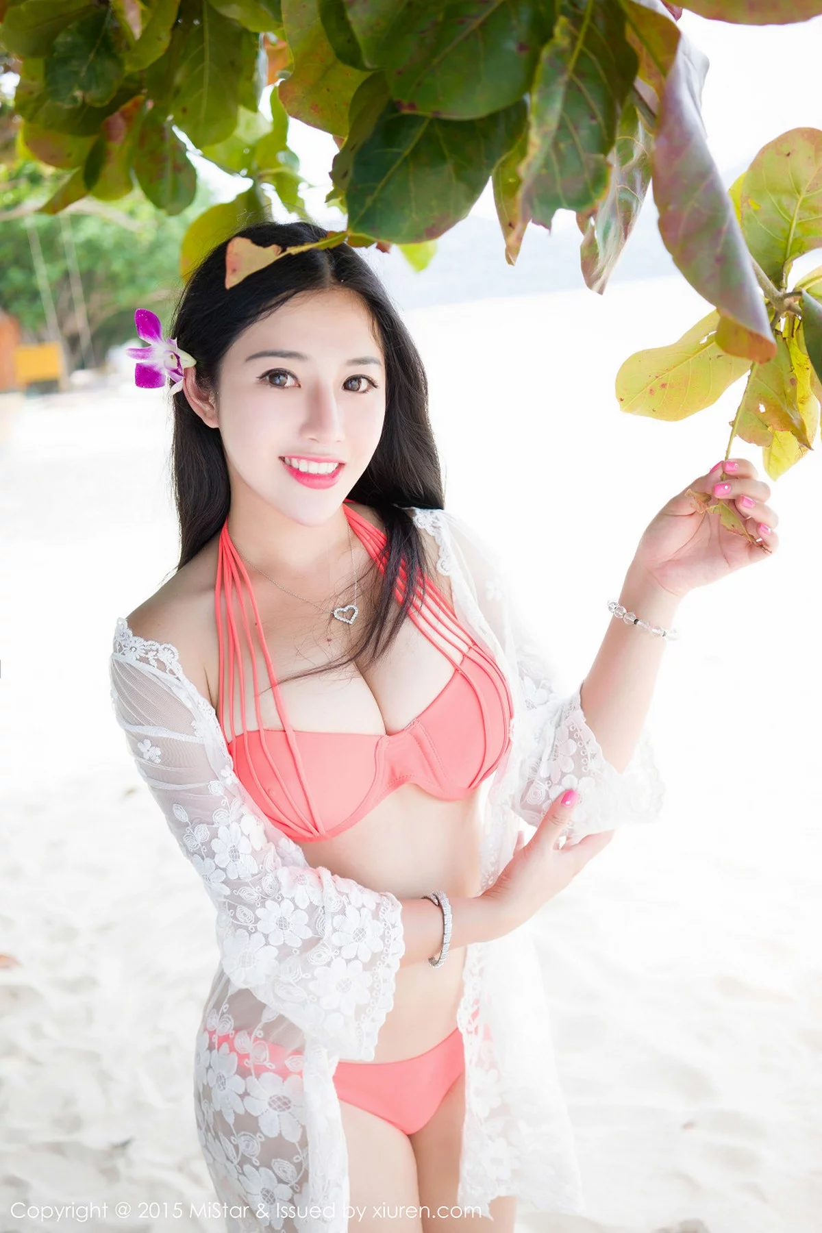 Xrmnw.Com[MiStar魅妍社]Vol.036_嫩模嘉嘉Tiffany普吉岛旅拍内衣系列丰乳美臀写真60P