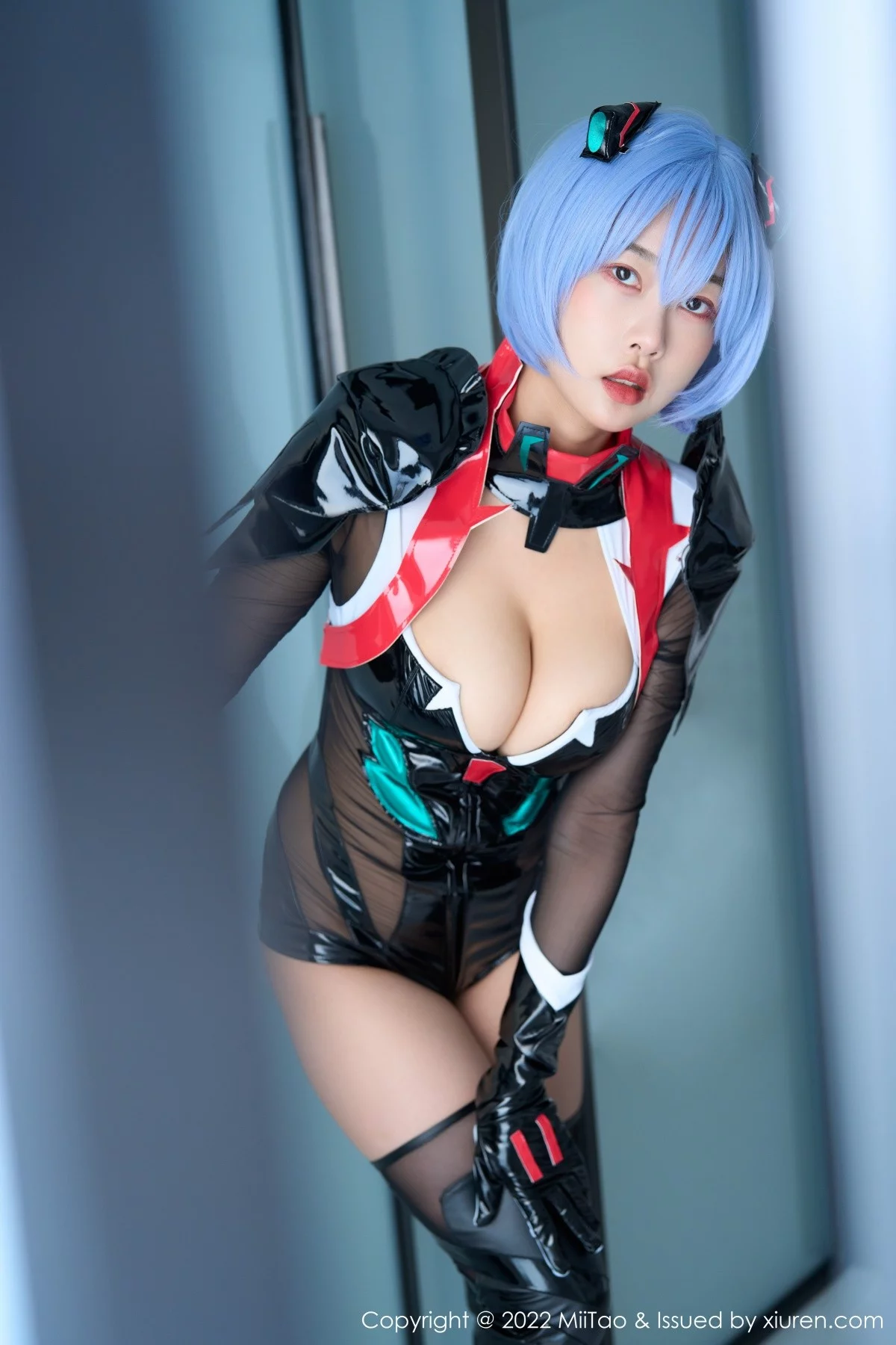 Xrmnw.Com[MiiTao蜜桃社]Vol.148_新人模特梦乃Mandy私房Cosplay主题低胸连体衣秀豪乳诱惑写真73P