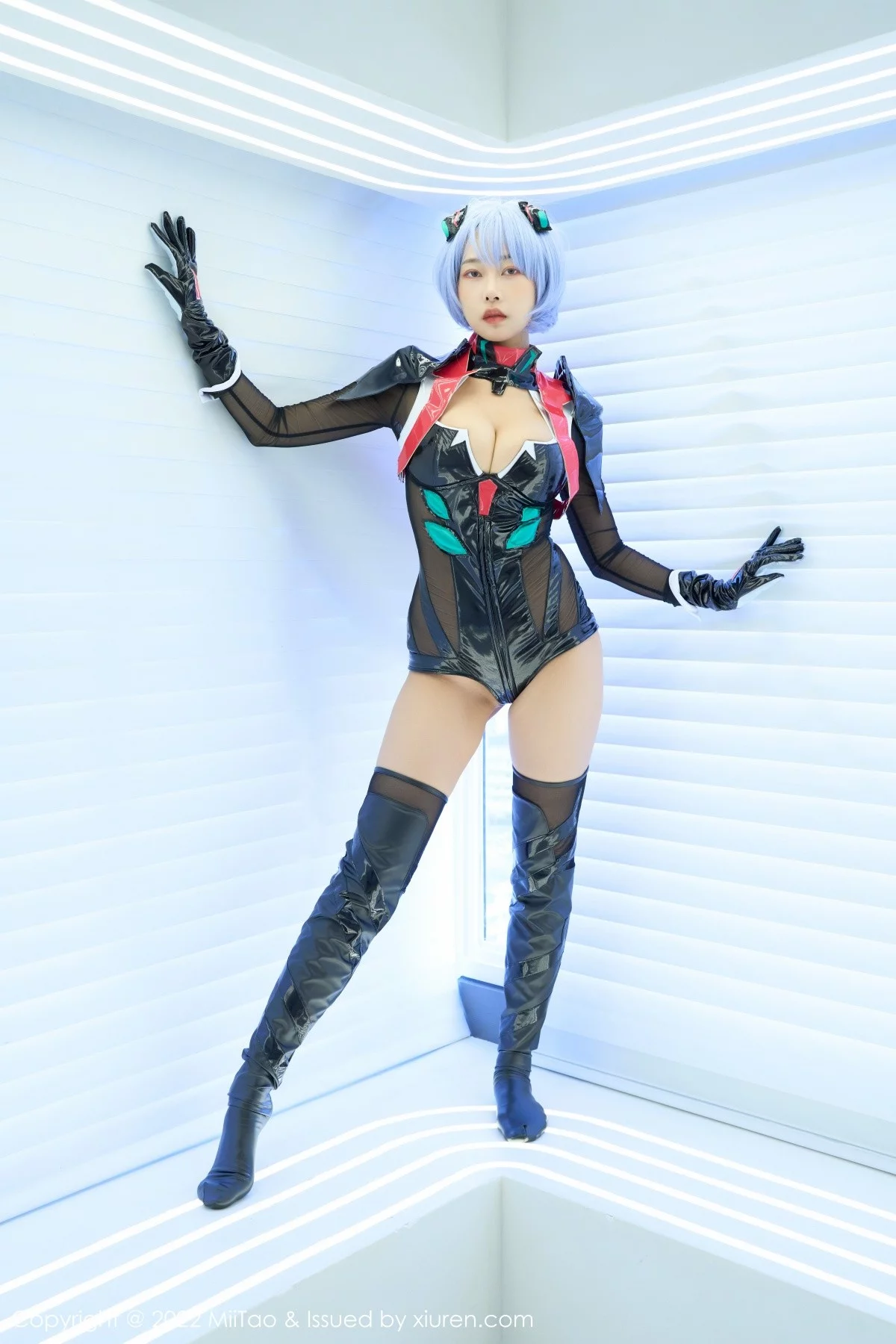 Xrmnw.Com[MiiTao蜜桃社]Vol.148_新人模特梦乃Mandy私房Cosplay主题低胸连体衣秀豪乳诱惑写真73P